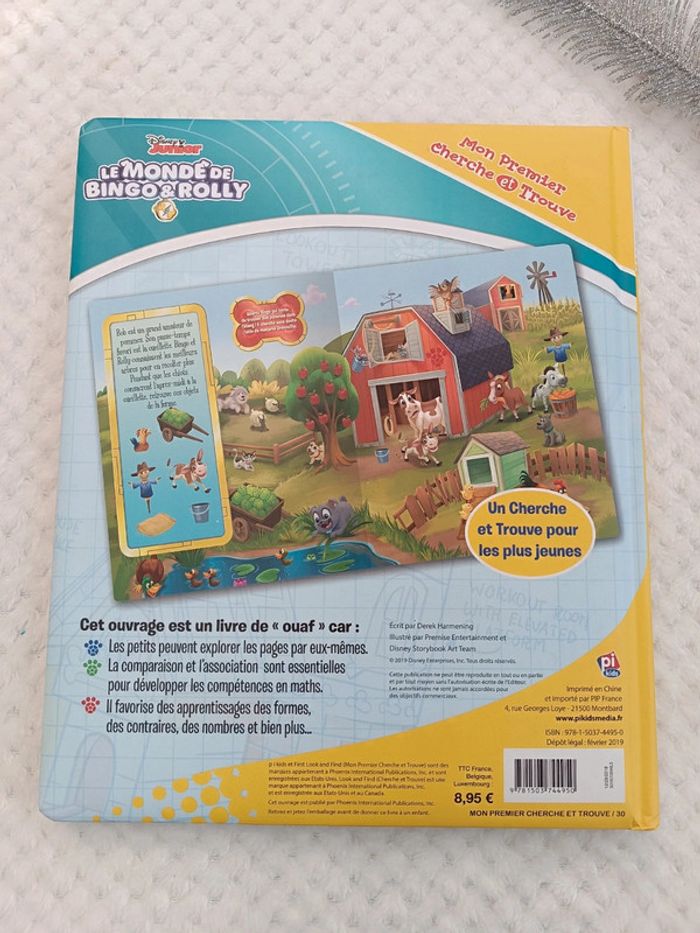 🔸Livre “Cherche et Trouve - Le monde de Bingo & Rolly” - Disney🔸 - photo numéro 5
