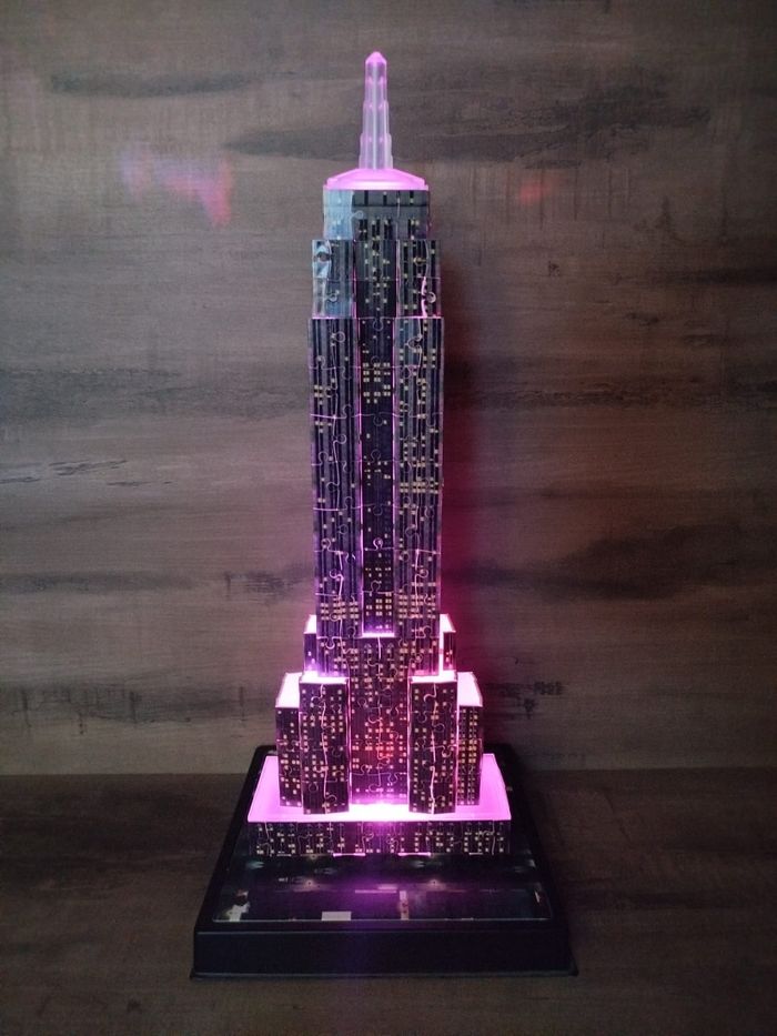Puzzle 3D lumineux Empire State Building Night Édition Ravensburger - photo numéro 4