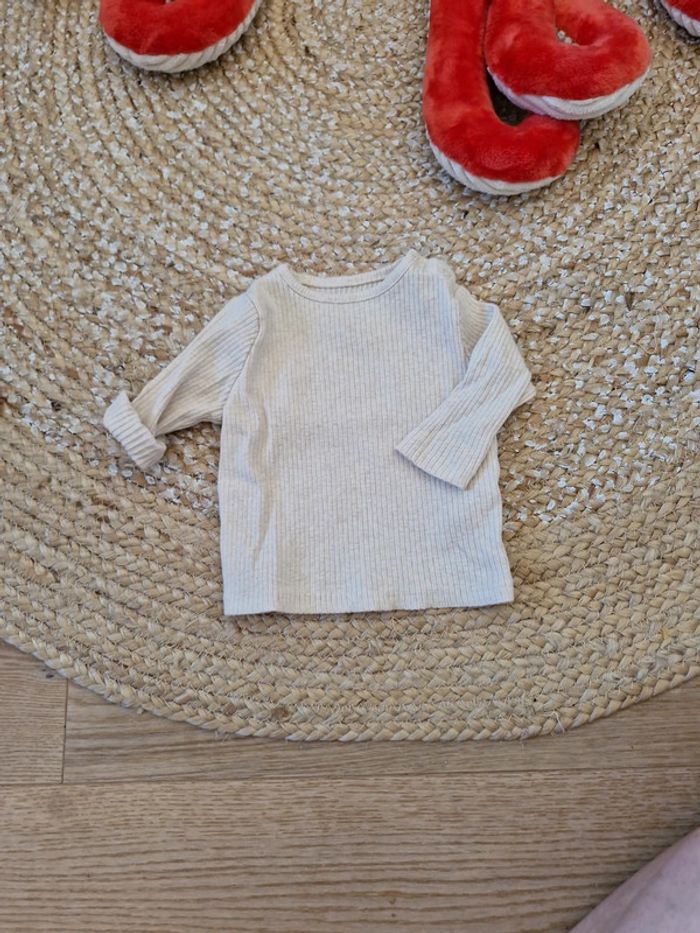 Lot de 2 t-shirt ML 3 mois - photo numéro 3