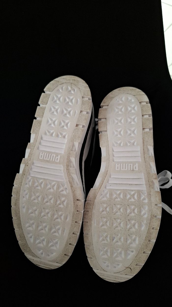 Baskets compensées femme noir blanc puma mode tendance 40.5 - photo numéro 8