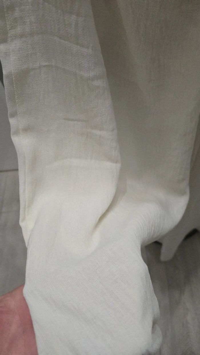 Pantalon large Zara Drapé devant - photo numéro 3