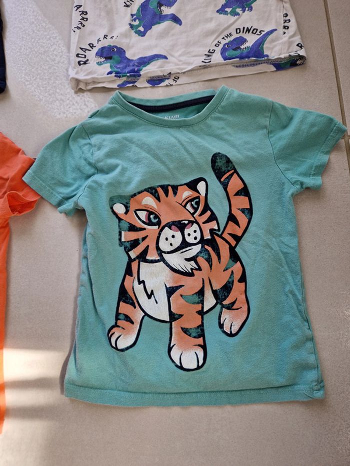 5 T- shirts manche courte 6 ans et 110-116cm - photo numéro 2