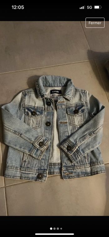 Veste en jeans kiabi 3 ans