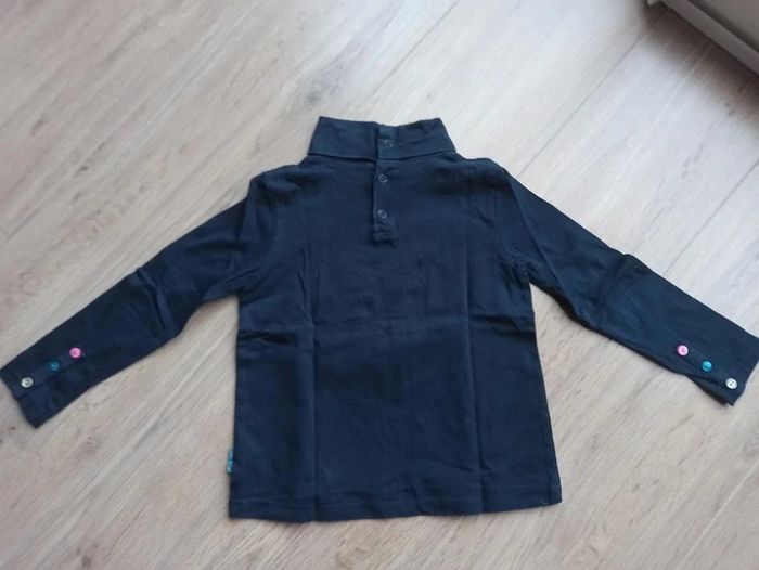 T-shirt col roulé bleu marine Sergent major 4ans - photo numéro 4