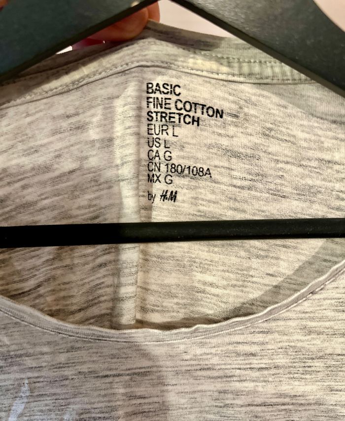 🍁 Teeshirt gris H&m taille L 🍁 - photo numéro 3