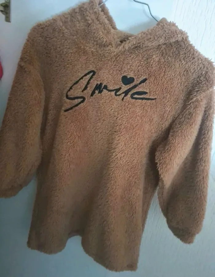 Robe sweat shein marron smile - photo numéro 2