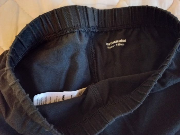 Legging long de couleur noire - fille 10 ans - Vertbaudet - photo numéro 2