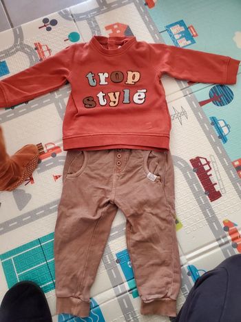 Ensemble gemo 24 mois 86cm pull jogging