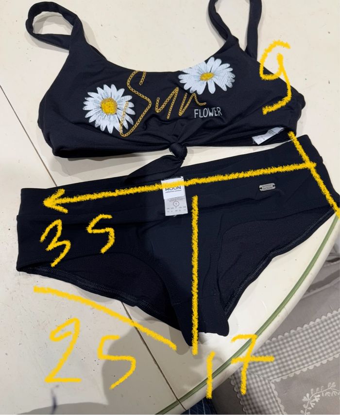 Maillot deux pièces Banana, Moon, flowers/36 - photo numéro 2