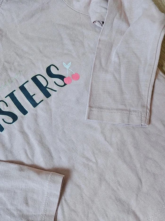 Tee shirt manches longues sister tape à l'oeil 3 ans - photo numéro 3