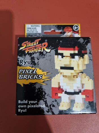 ryu pixelisé à monter street fighter