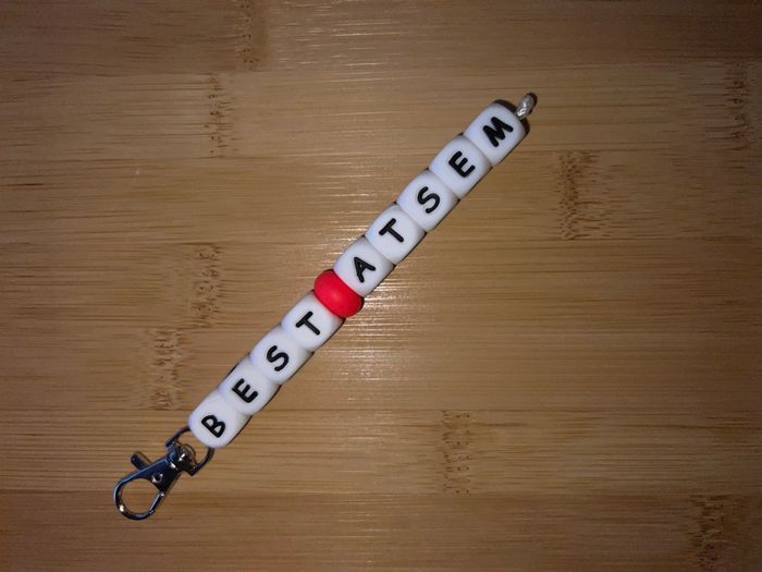 Porte-clés cadeau maîtresse ou ATSEM