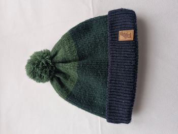 Bonnet 3/4 ans Kiabi Vert sapin bleu marine