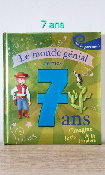 Livre jeunesse " Le monde génial de mes 7 ans "