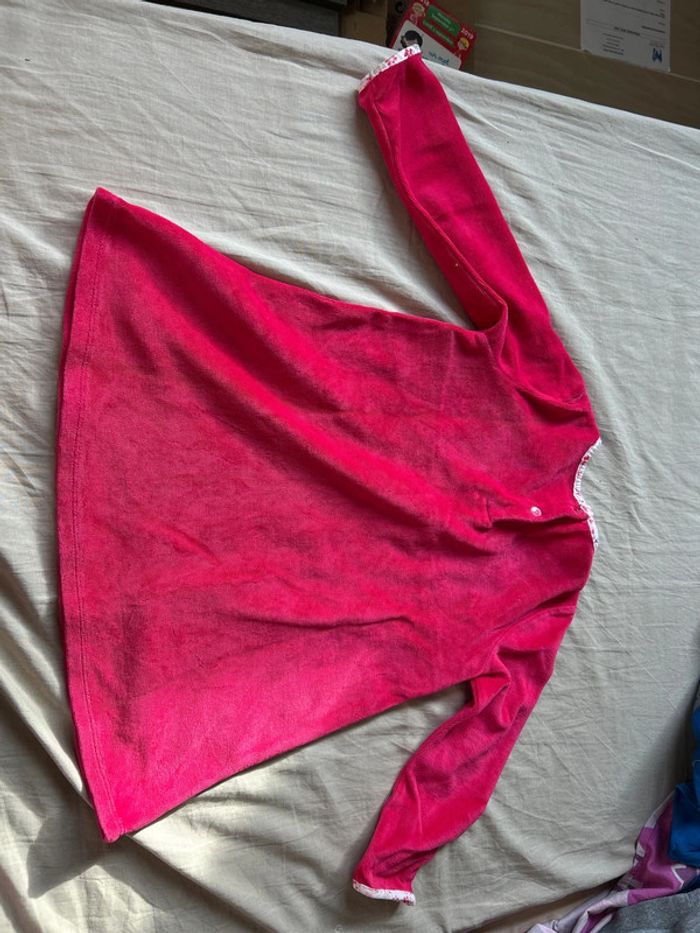 Haut en velour rose sergent major 4 ans asiatique - photo numéro 3