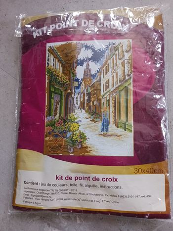 Kit point de croix 30 x 40 cm