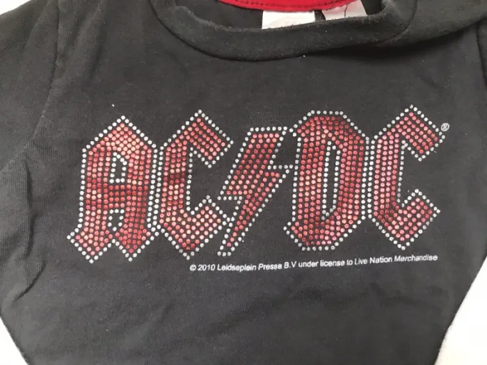 Tee-shirts manches longues ACDC 4/6mois - photo numéro 2
