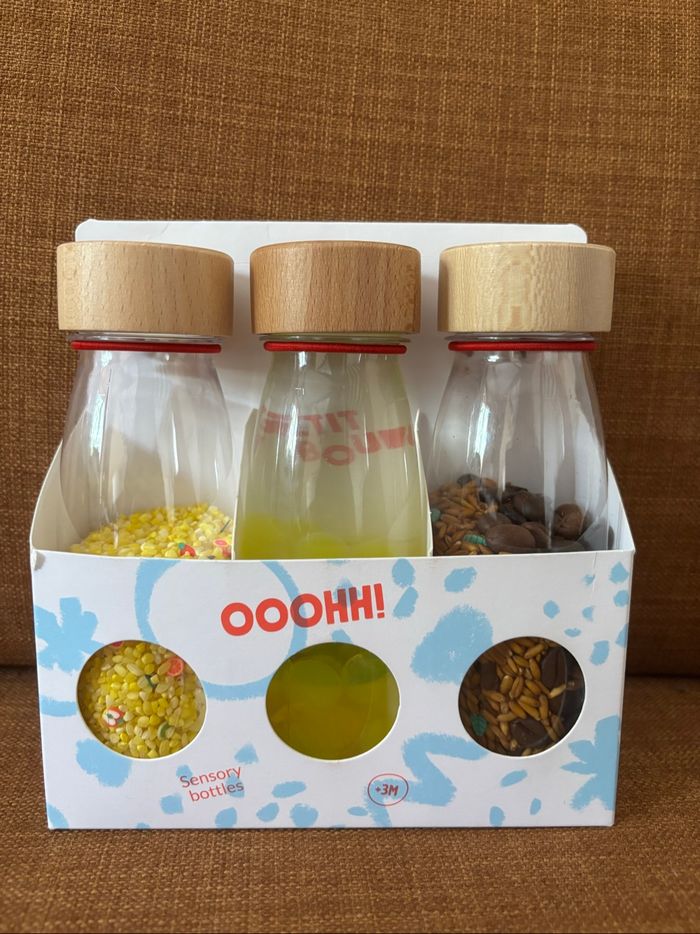 Bouteilles sensorielles petit boum