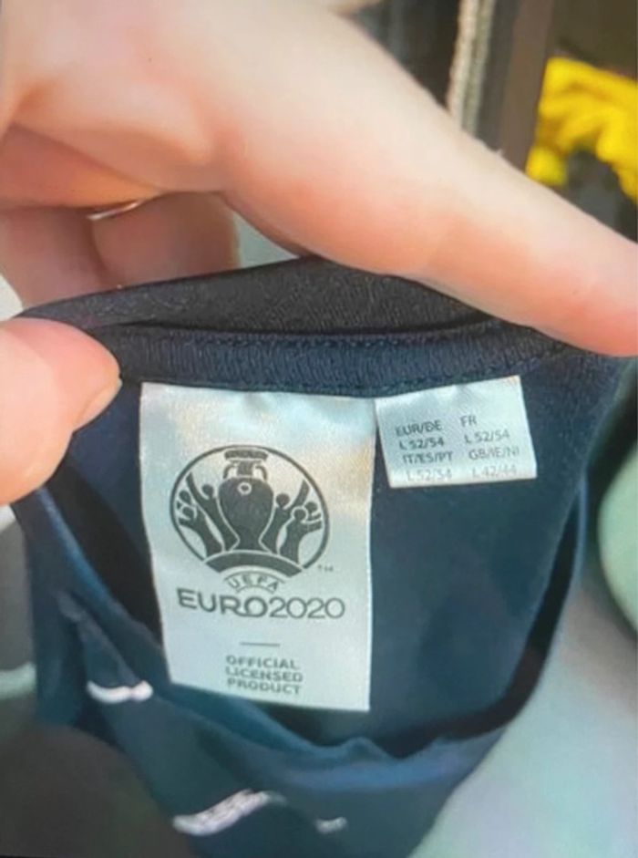 T-shirt de Football UEFA Euro 2020 France - Taille L 🇫🇷 - photo numéro 5