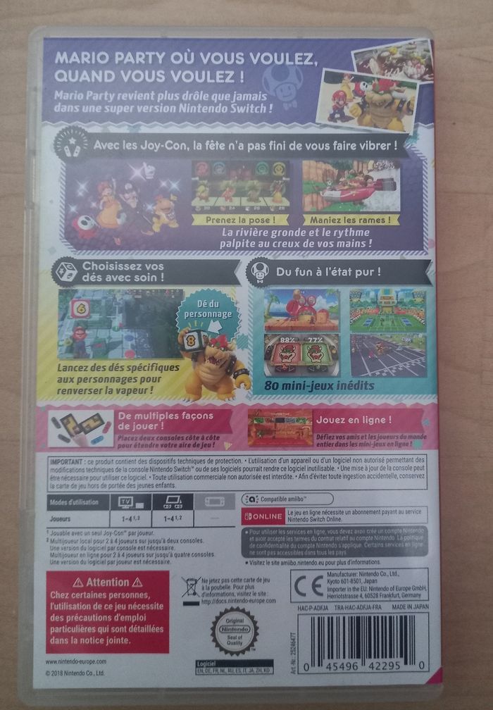 Jeu nintendo switch Super Mario Party - photo numéro 2