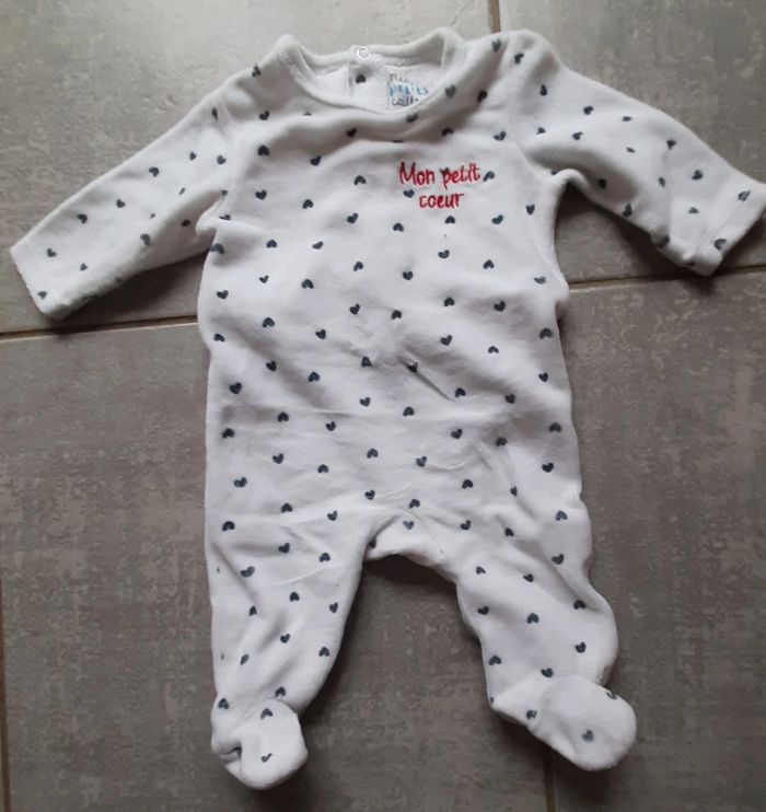 Pyjama fille mes petits cailloux 1 mois