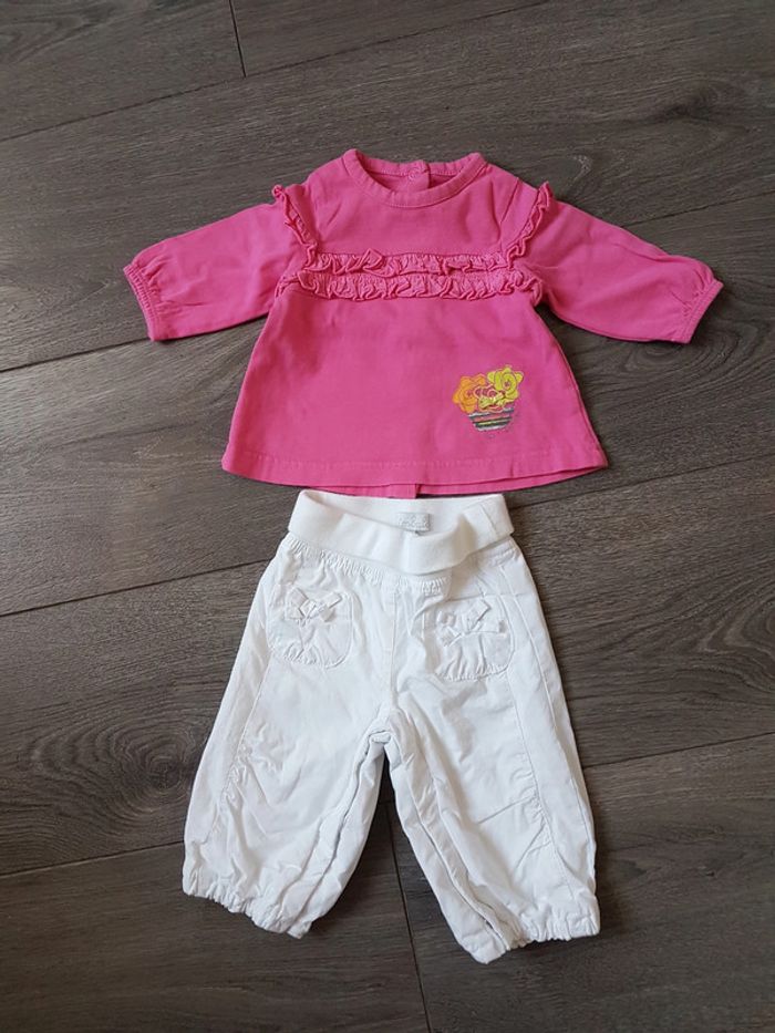 ensemble pantalon et maillot longue manches 1 mois