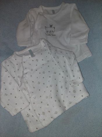 Lot 2 gilets velour
