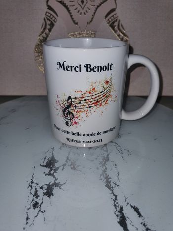 Mug music personnalisé