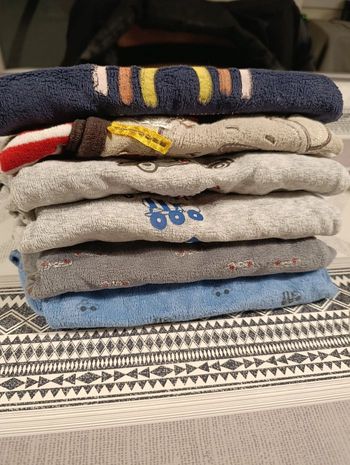 Pyjama bébé garçon 3 mois lot de 6 mots d'enfants et Tissaia