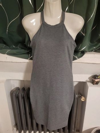 Magnifique robe gris femme zara trafuluc taille m
