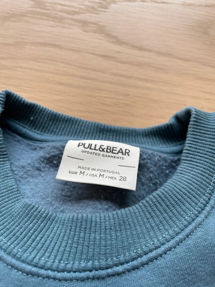 Sweat-shirt Bleu Pull & Bear - photo numéro 2