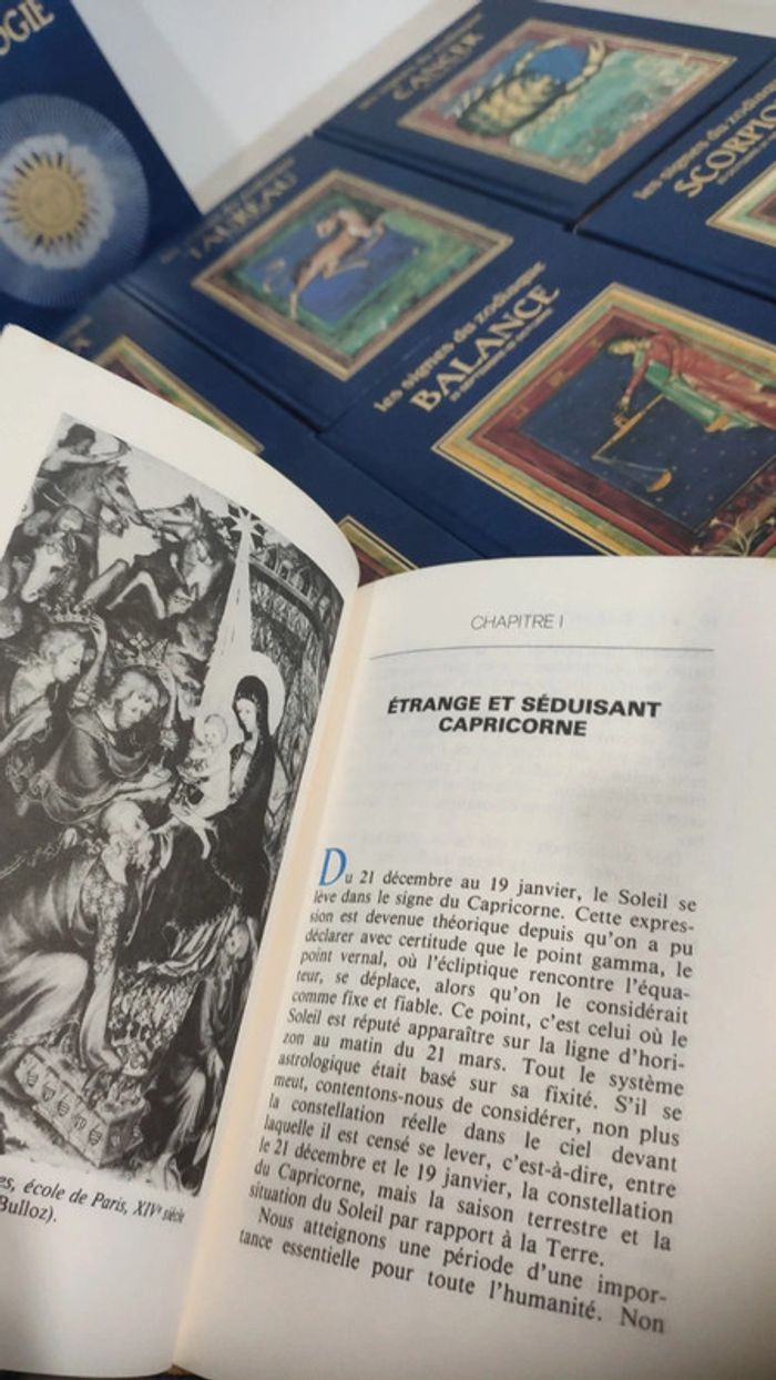 Lot 14 livres astrologie secrets techniques Colombet signes zodiaque Curcio - photo numéro 13