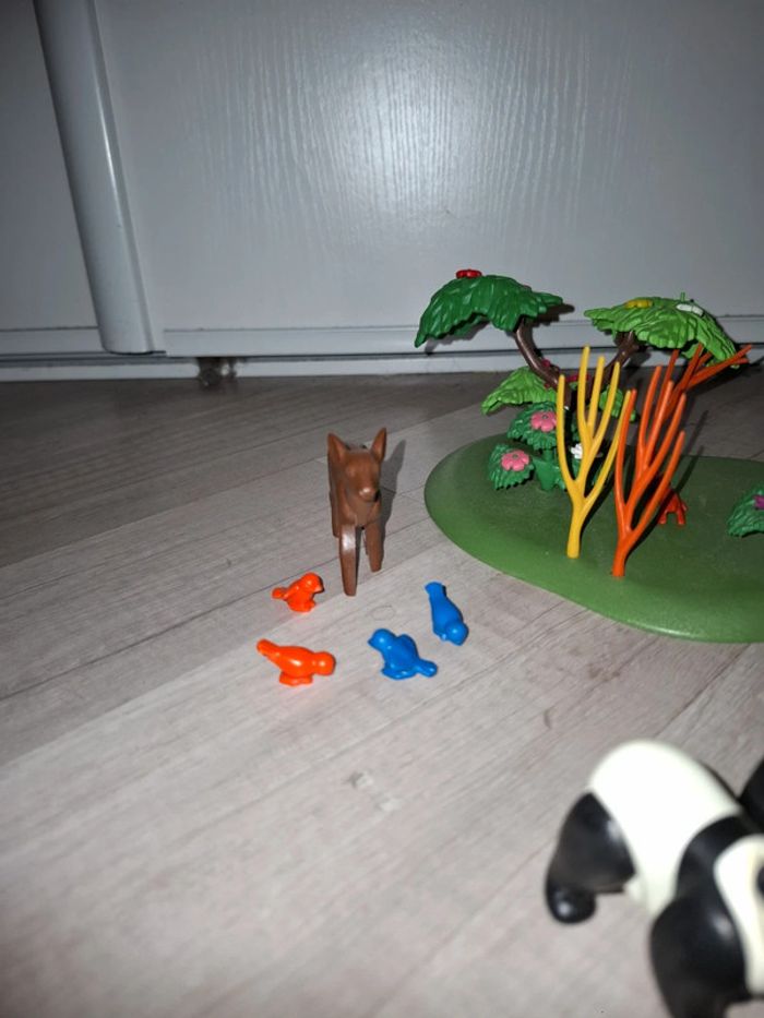 Playmobil panda et kangourou avec leurs petits - photo numéro 4