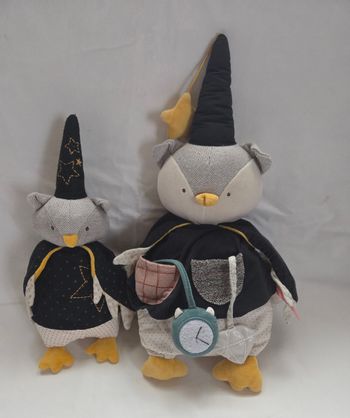 Peluches Hiboux magicien il etait une fois - Moulin Roty