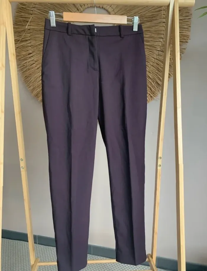 Pantalon de tailleur h&m mauve
