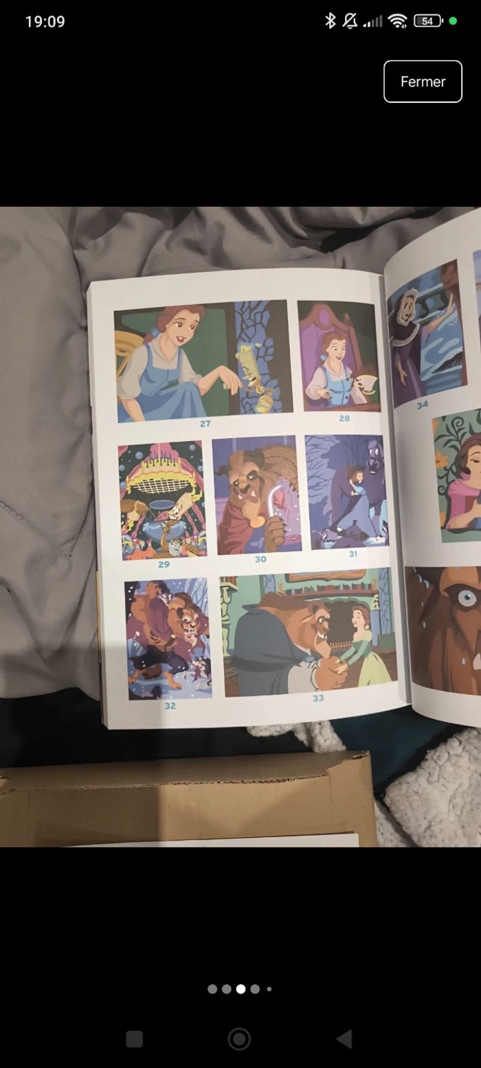 Livre de coloriage mystère la belle et la bête - photo numéro 6