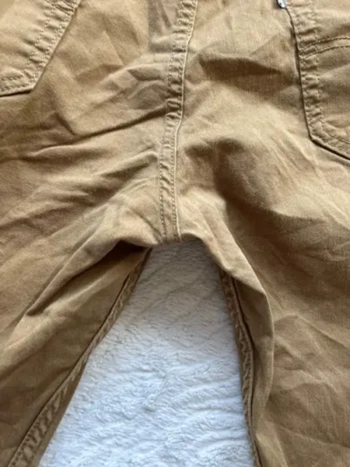 Jean pantalon Levi’s 502 beige camel homme L/44 W34 L30 Slim Tapered - photo numéro 18