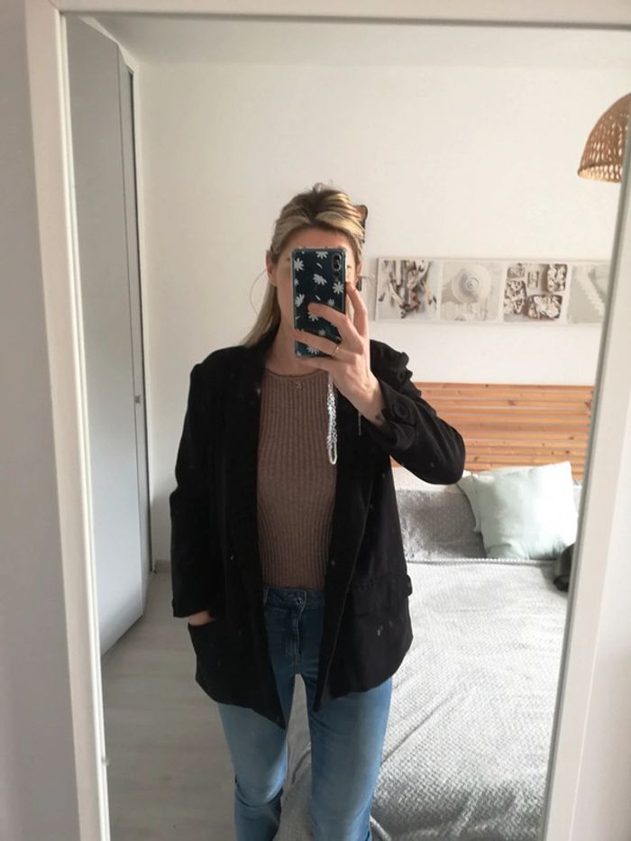 Veste blazer femme noir Andy & Lucy Taille L noir - photo numéro 2