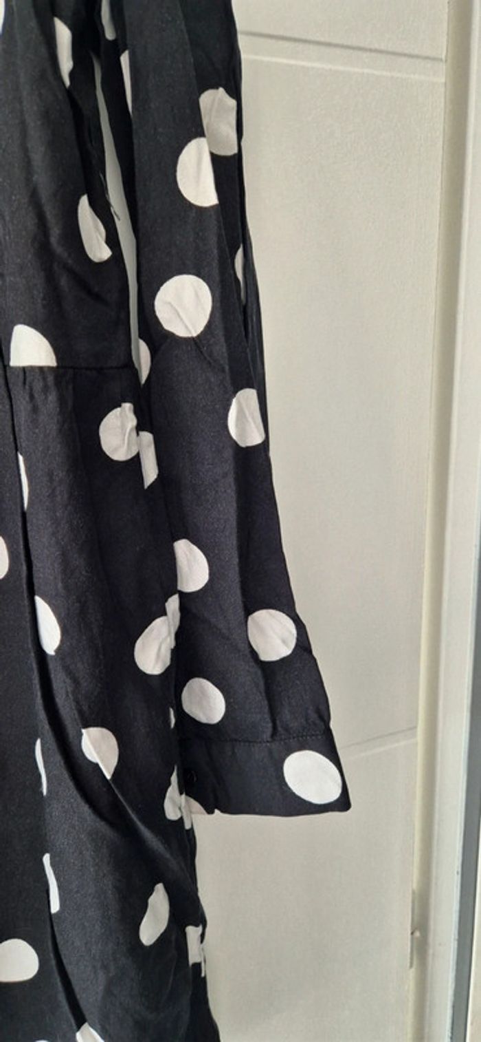 Robe chemise à pois - photo numéro 14
