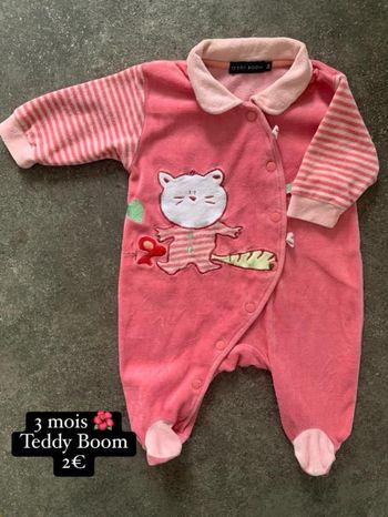 Pyjama 🌺 3 mois 🌺 Teddy Boom
