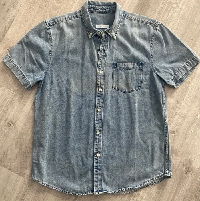 Chemise en jeans homme taille XL