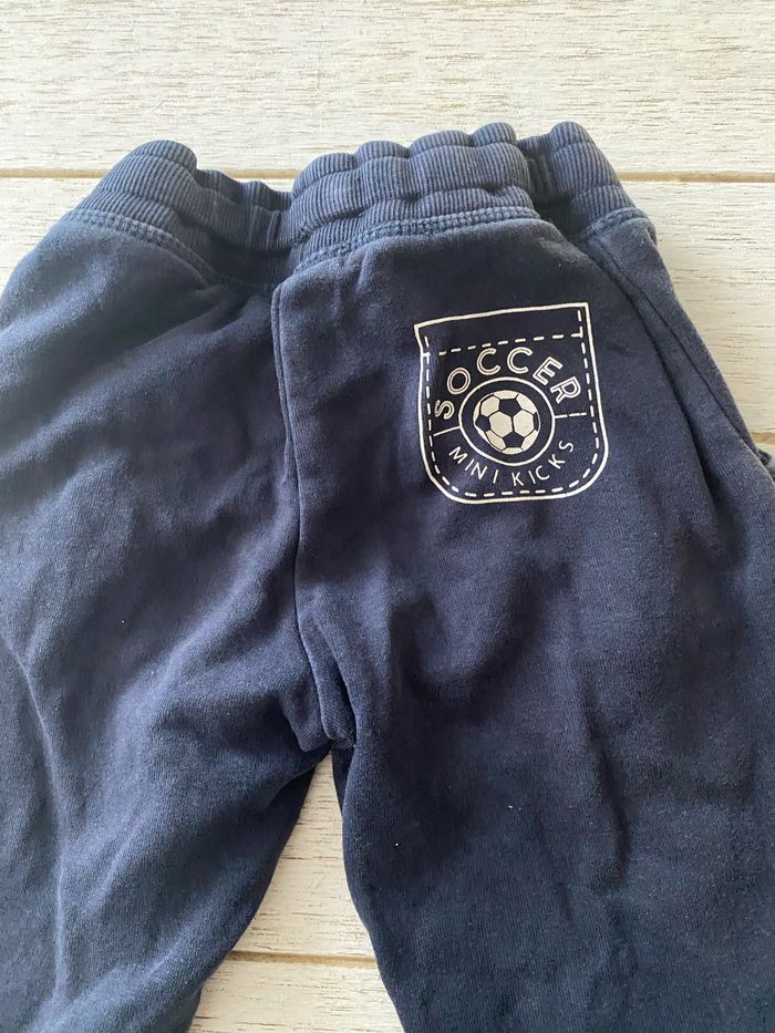 Jogging pantalon garçon 3/4 ans logo ballon foot - photo numéro 3