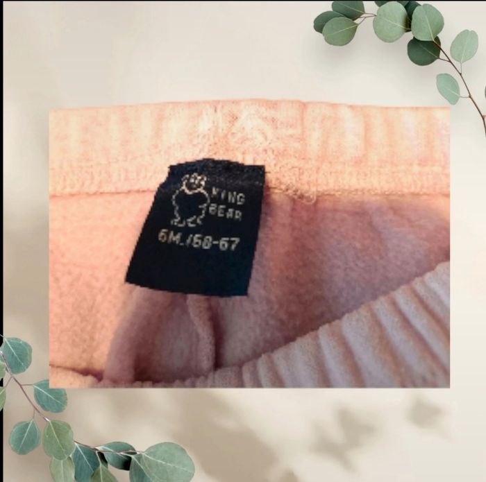 Ensemble Bébé 6 Mois (Haut + Bas) Chaud - King Bear Rose Pâle - photo numéro 4