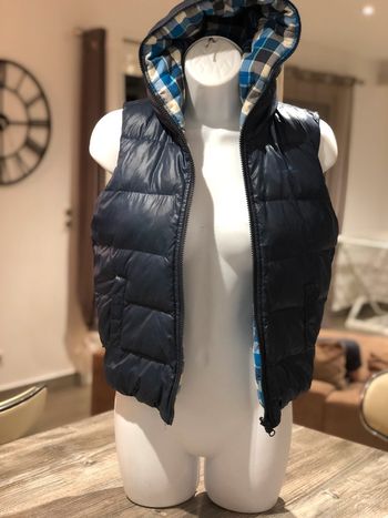 Veste sans manches réversible garçon