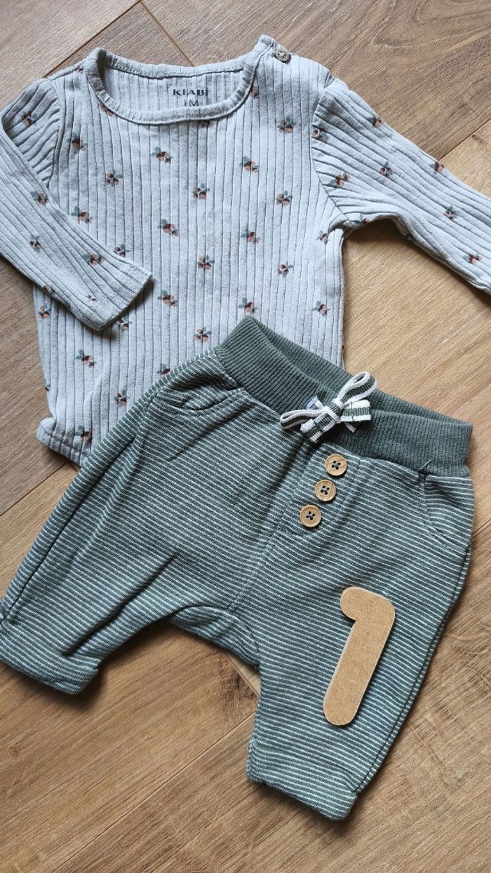 Vêtements mignon bébé garçon 1 mois gland