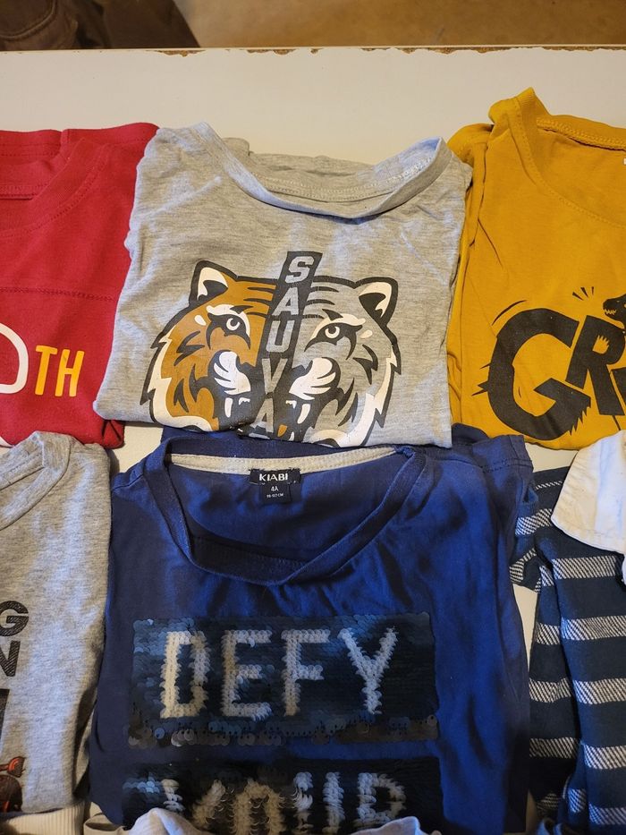 Lot de 12  t-shirts ML 4 ans garçons - photo numéro 6