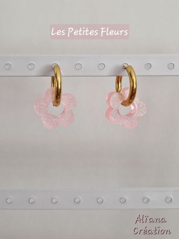 Boucles d'oreilles 🌸🩷