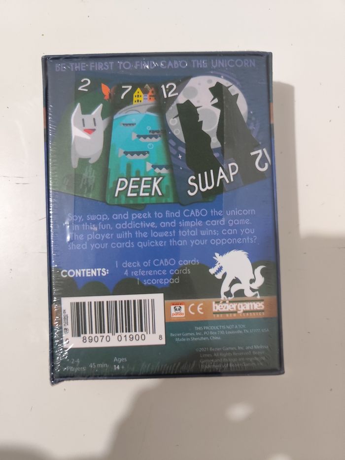 Cabo jeu cartes de société Neuf jamais utilisé et bliste - photo numéro 2