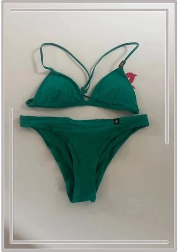 Maillot de bain deux pièces vert splash Undiz Taille S