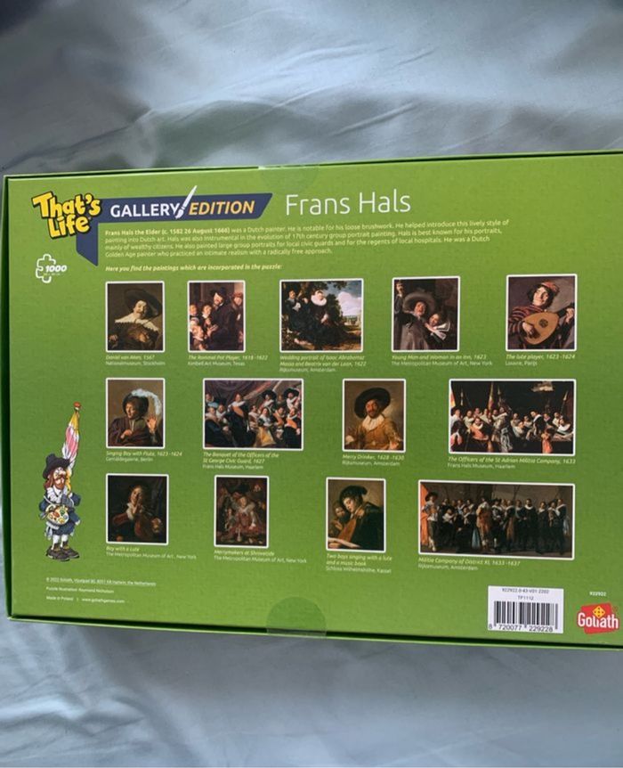 Puzzle Frans Hals - Gallery Edition 1000 pièces - photo numéro 3